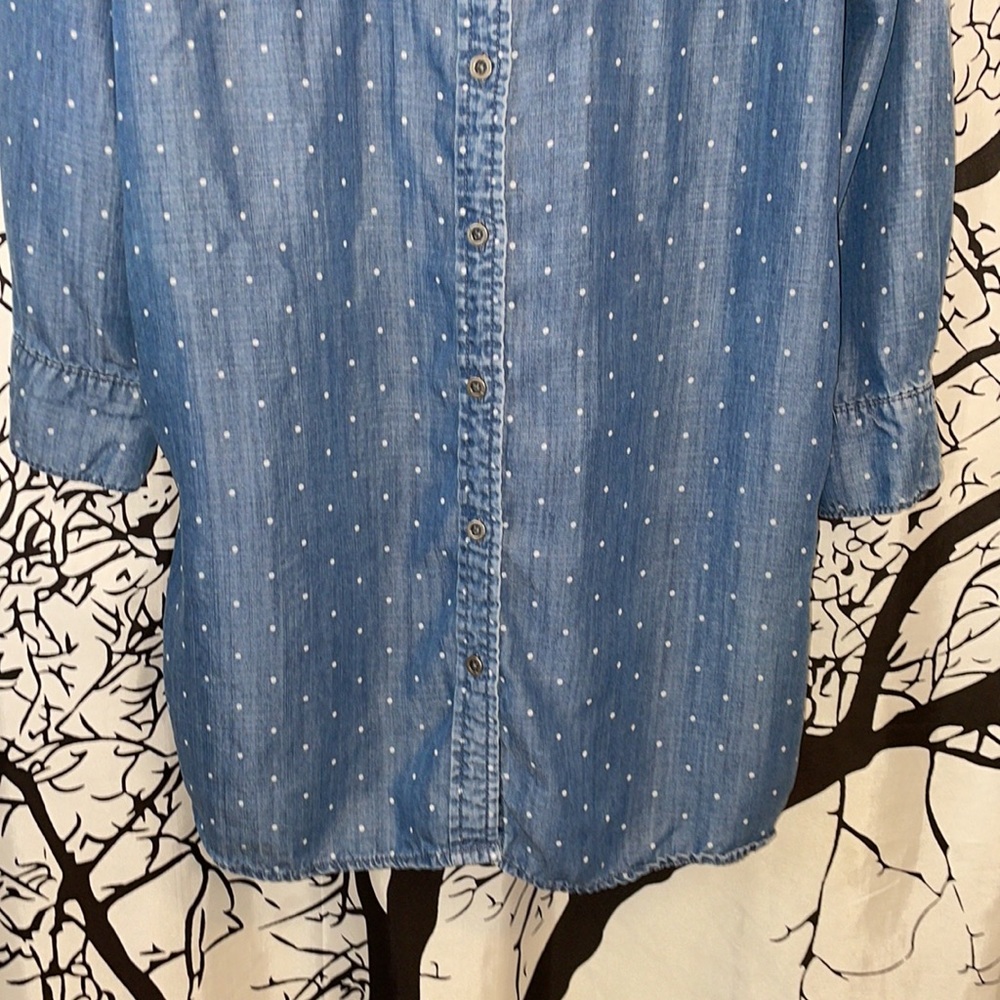Philosophy Chambray Shirt ShirtDress - Picture 3 of 8
